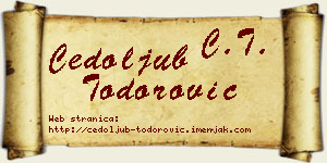 Čedoljub Todorović vizit kartica